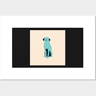 Isolated Dog on Pink Posters and Art